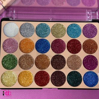 پالت گیلیتر 24 رنگ pink key