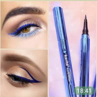 خط چشم ماژیکی ابی کاریته پوکه آبی