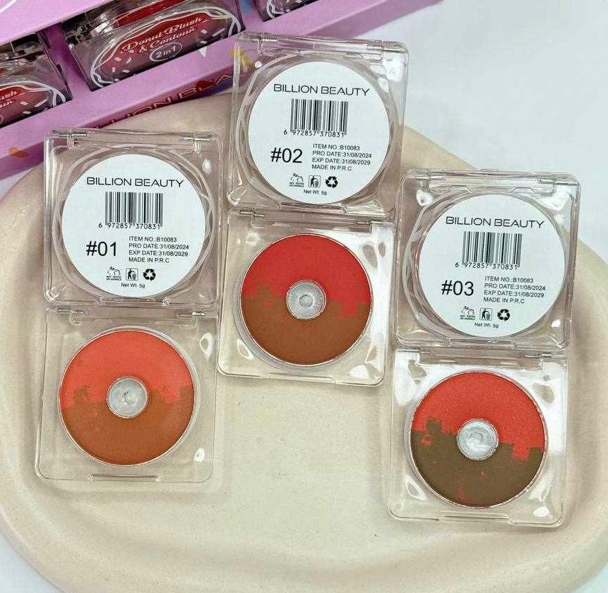 رژگونه و کانتور پودری دوناتی