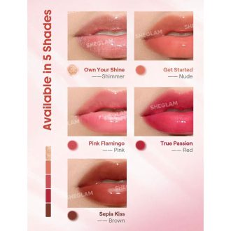 لیپ گلاس براق حجم دهنده شیگلم طرح آمپول